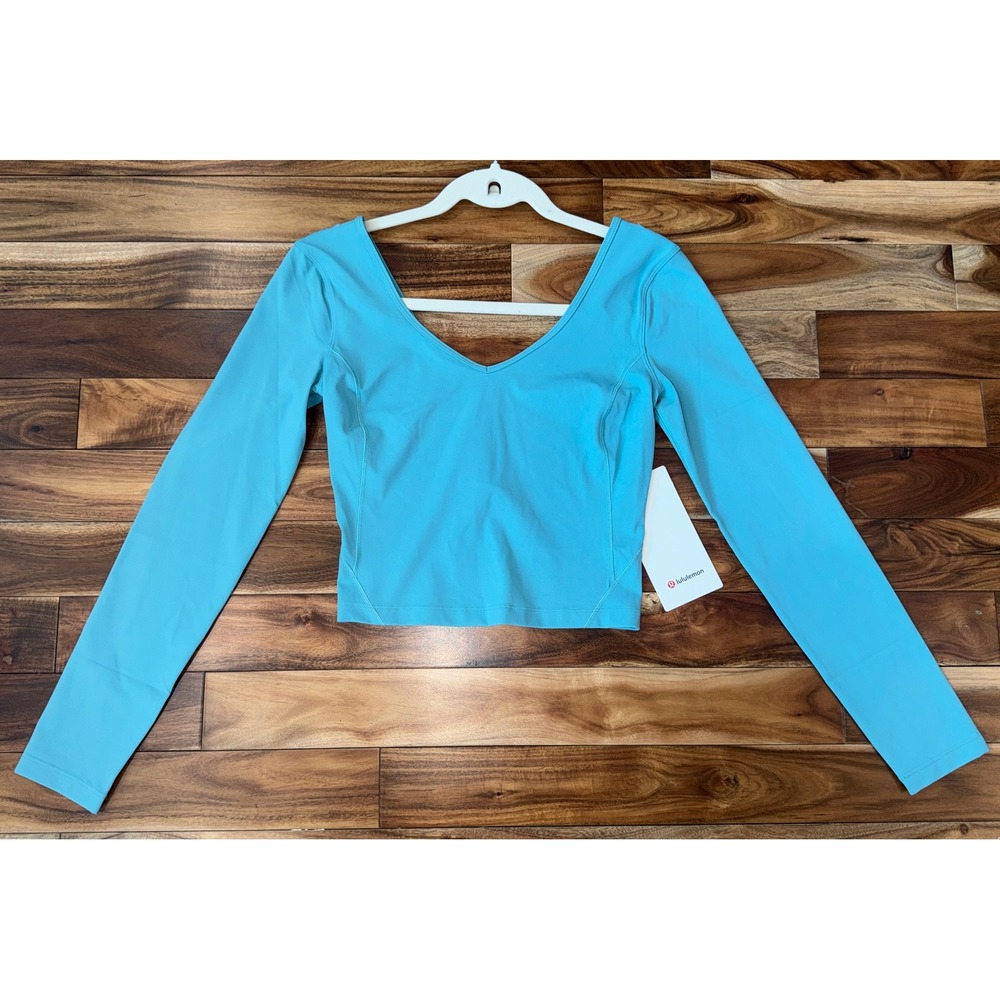 Lululemon Align Long Sleeve Shirt Tidal Teal Size 4